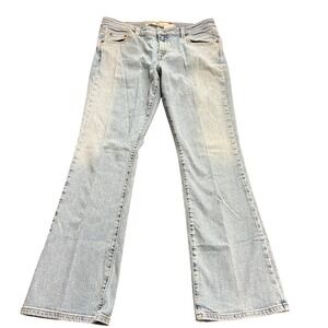 Y2K Vtg Levi's Women's Superlow Boot Cut Jeans Light Wash‎ Denim Size 13 Juniors